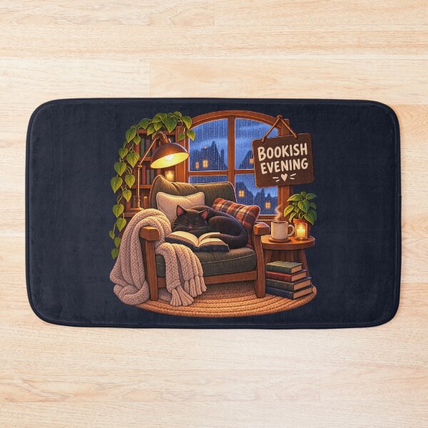 Item preview, Bookish Evening designed and sold by QuietNovaShop.