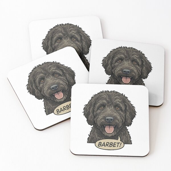 Item preview, Barbet Retro Vintage Comic Art – Cute French Water Dog  designed and sold by Pfotenfaden.