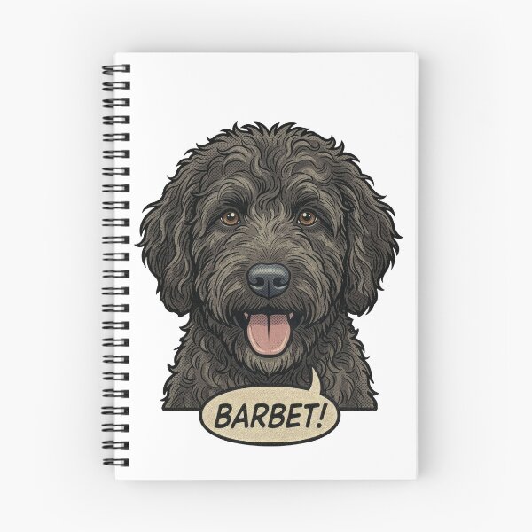 Item preview, Barbet Retro Vintage Comic Art – Cute French Water Dog  designed and sold by Pfotenfaden.