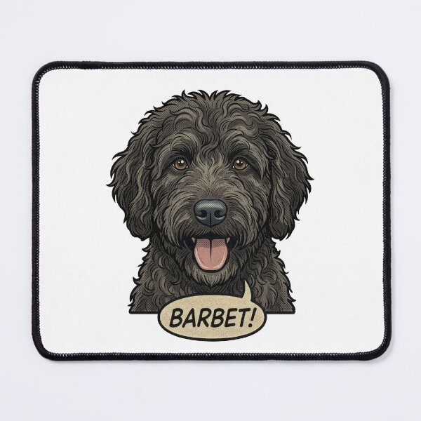 Item preview, Barbet Retro Vintage Comic Art – Cute French Water Dog designed and sold by Pfotenfaden.