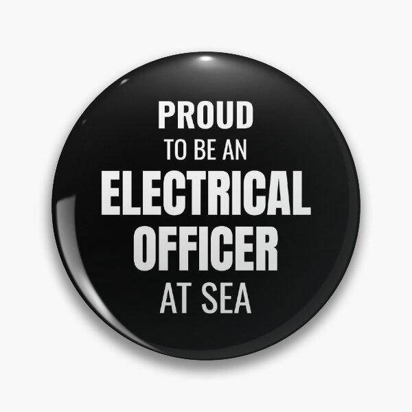 Item preview, Proud to be an Electrical Officer at Sea (White) designed and sold by ShipCrewNation.