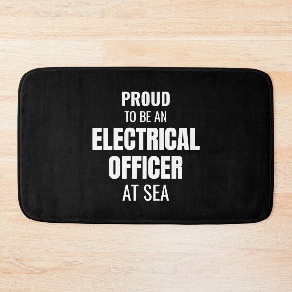 Item preview, Proud to be an Electrical Officer at Sea (White) designed and sold by ShipCrewNation.