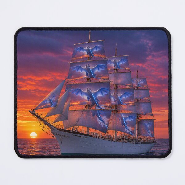 Item preview, sailboat sailing at sunset designed and sold by Eyden59.