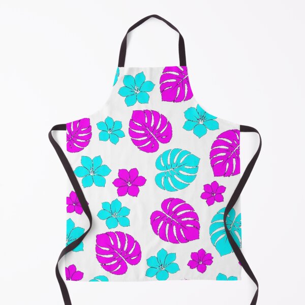 Item preview, Cyberpunk Tropical Monstera & Hibiscus Pattern designed and sold by Dabis26.