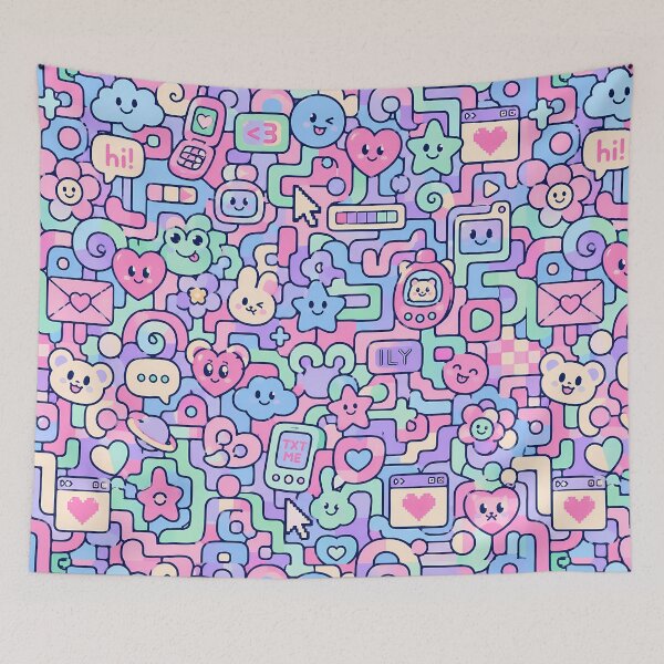 Item preview, Y2K Bubblegum Maze designed and sold by Thai Vibe Studio.