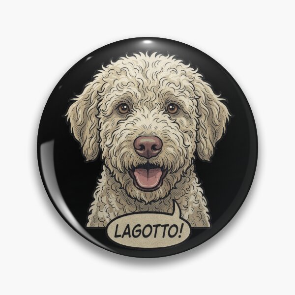 Item preview, Lagotto Romagnolo Retro Vintage Comic Art – Cute Italian Truffle Dog designed and sold by Pfotenfaden.