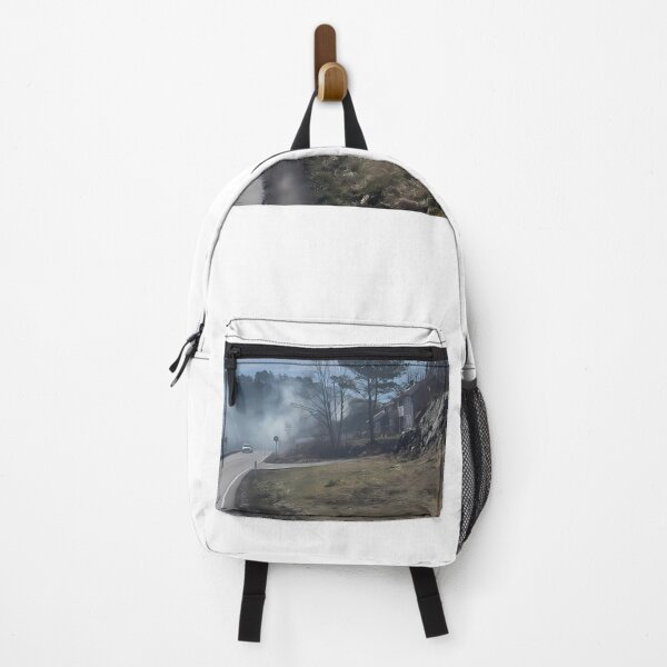 Item preview, Foggy Scenic Highway Scandinavian Countryside Road designed and sold by Julia9632.