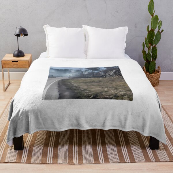 Item preview, Foggy Scenic Highway Scandinavian Countryside Road designed and sold by Julia9632.