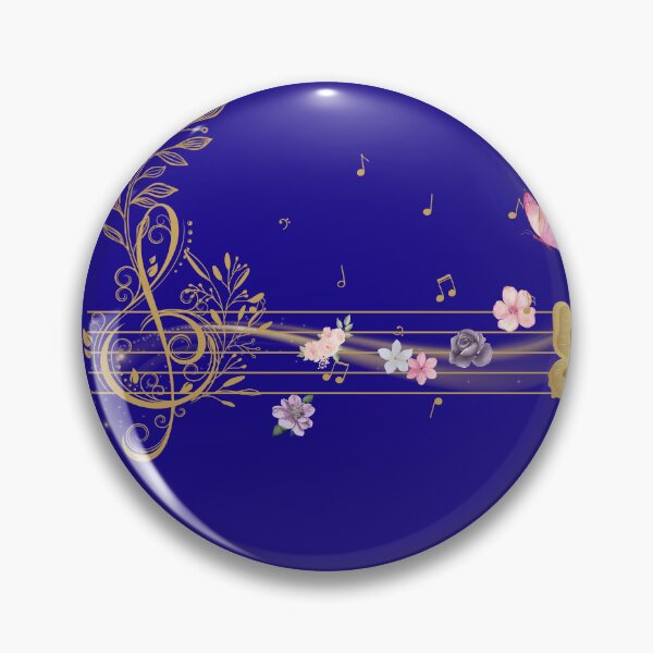 Item preview, Golden Treble Clef with Butterflies and Watercolor | Boho Aesthetic Gift for Musicians designed and sold by Diseño que alegran tu día.