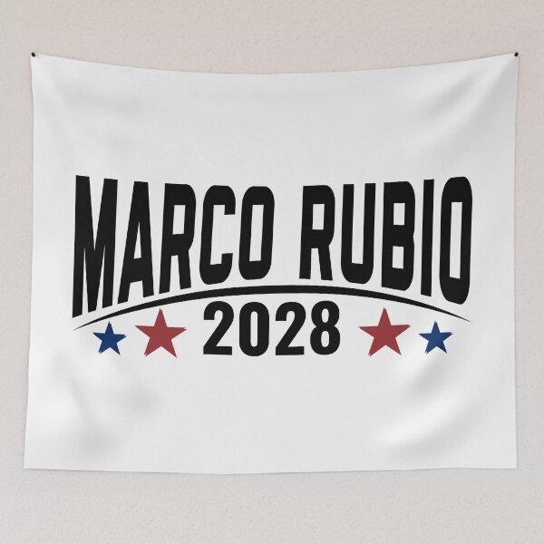 Item preview, Marco Rubio 2028 Vintage Political Election Design for Republican Supporters – Presidential Campaign Style Shirt designed and sold by Teetreasure2.