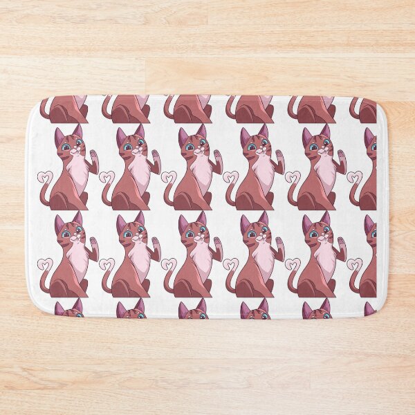 Item preview, Cute Waving Cat Heart Tail Pattern designed and sold by manojbalan1968.