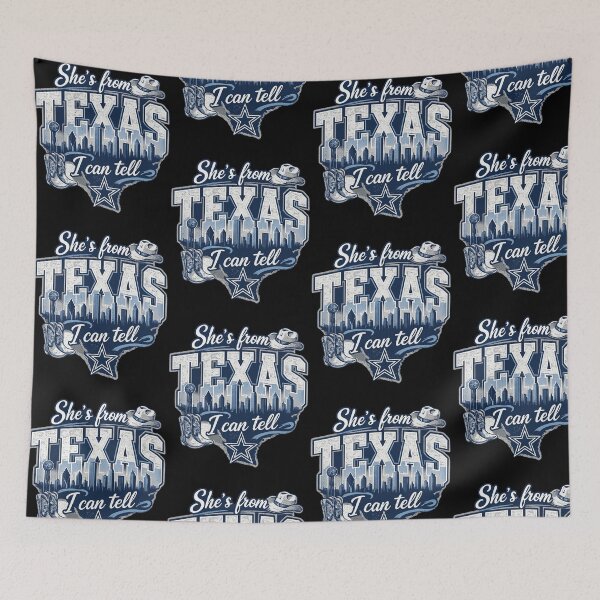 Item preview, She's From Texas I Can Tell Western Cowboys Football Fan designed and sold by ostenlee.