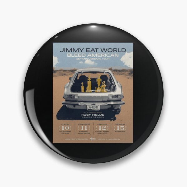 Item preview, Jimmy Eat World 25 Years Of Bleed American Music Tour 2026 designed and sold by IshTarltArt.