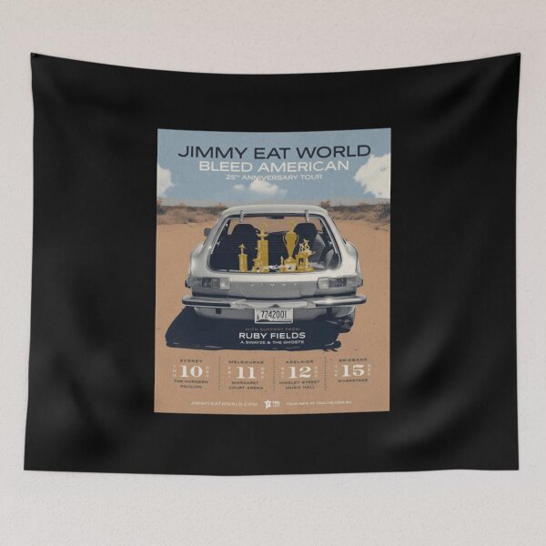 Item preview, Jimmy Eat World 25 Years Of Bleed American Music Tour 2026 designed and sold by IshTarltArt.
