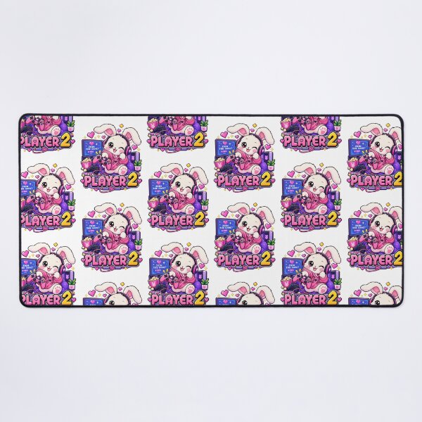 Item preview, Player 2 Bunny – Cute Retro Gaming Rabbit designed and sold by JPCuteDesign.
