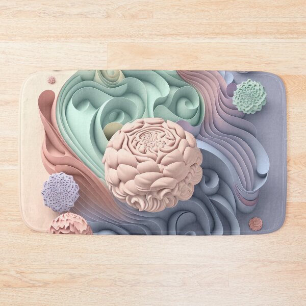 Item preview, Mint and Blush Paper Bloom Arrangement designed and sold by RAGANADesign.