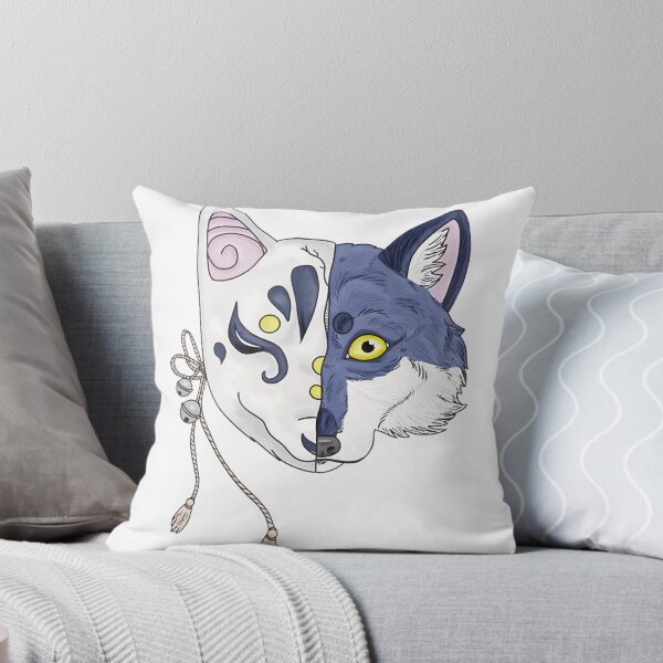 Item preview, Kitsune Masked Fox Japanese Folklore Aesthetic Graphic Design ⭐⭐⭐⭐⭐ designed and sold by Geraldo Gonzalez.