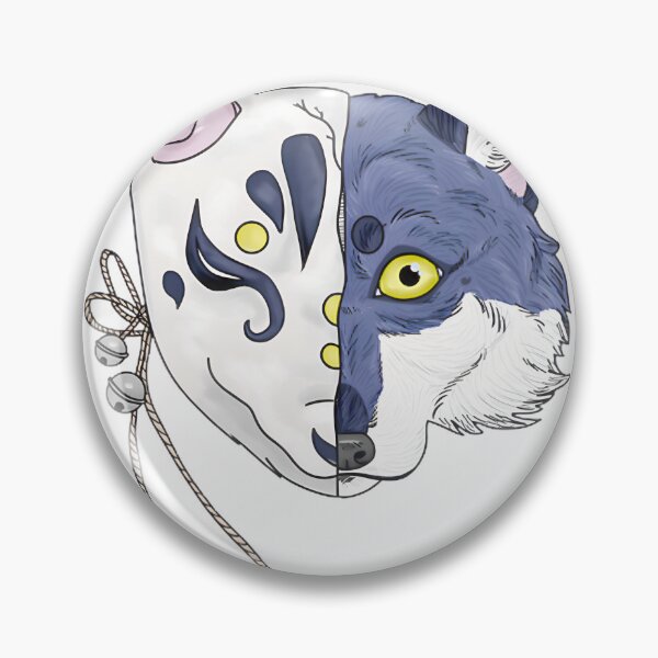 Item preview, Kitsune Masked Fox Japanese Folklore Aesthetic Graphic Design ⭐⭐⭐⭐⭐ designed and sold by Geraldo Gonzalez.