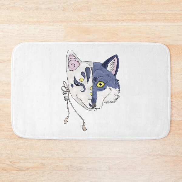 Item preview, Kitsune Masked Fox Japanese Folklore Aesthetic Graphic Design ⭐⭐⭐⭐⭐ designed and sold by Geraldo Gonzalez.
