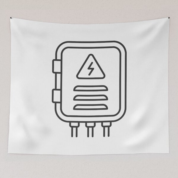 Item preview, Electrical Distribution Panel Safety Icon designed and sold by VectorForge Studio.