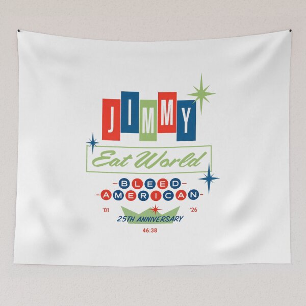 Item preview, Jimmy Eat World Bleed American 25th Tour designed and sold by IshTarltArt.