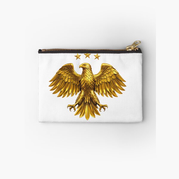 Item preview, Majestic Golden Eagle with Three Stars designed and sold by AmirArtisanVibe.
