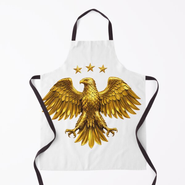 Item preview, Majestic Golden Eagle with Three Stars designed and sold by AmirArtisanVibe.