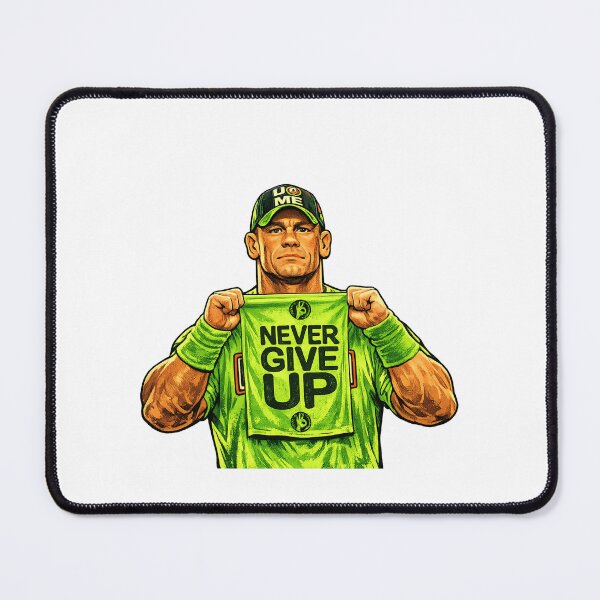 Item preview, John Cena - Never give up WWE fan art designed and sold by t-patterns.