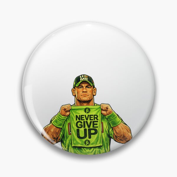 Item preview, John Cena - Never give up WWE fan art designed and sold by t-patterns.