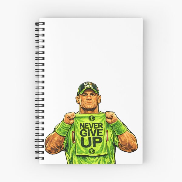Item preview, John Cena - Never give up WWE fan art designed and sold by t-patterns.