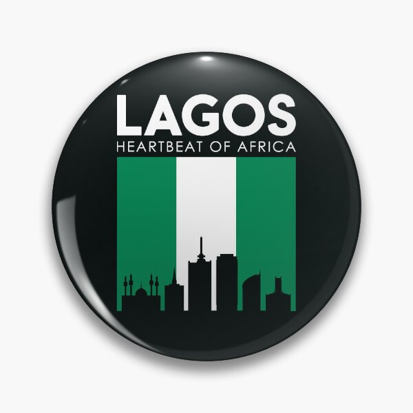 Item preview, Lagos Nigeria City Skyline | Heartbeat Of Africa designed and sold by MammothArt.
