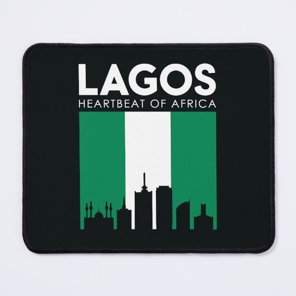 Item preview, Lagos Nigeria City Skyline | Heartbeat Of Africa designed and sold by MammothArt.