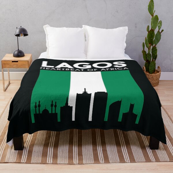 Item preview, Lagos Nigeria City Skyline | Heartbeat Of Africa designed and sold by MammothArt.