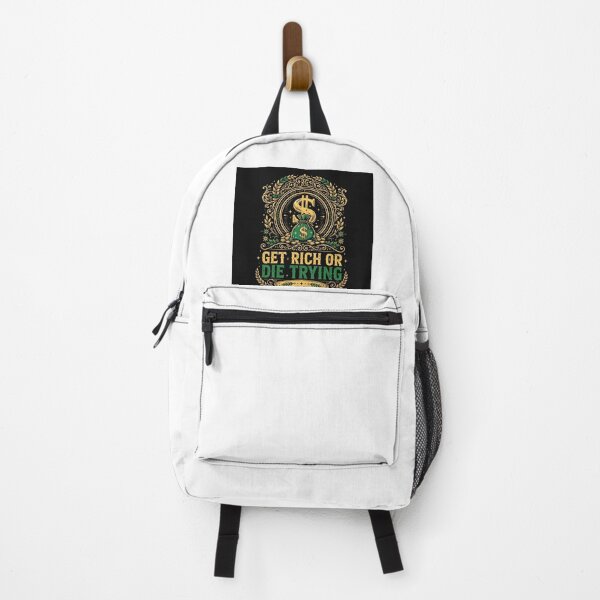 Item preview, Get Rich Or Die Trying | Money Hustle Quote T-Shirt designed and sold by Softlife by Harvir.