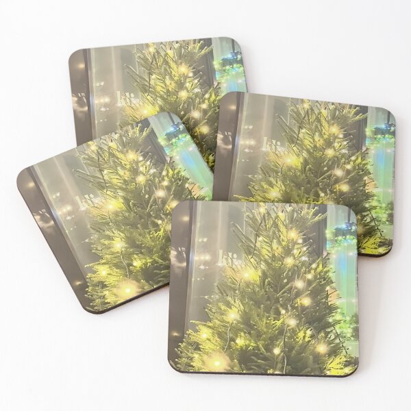 Item preview, Cozy Christmas Tree with Warm Lights Outdoor Aesthetic designed and sold by Julia9632.