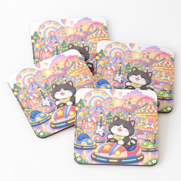 Item preview, Wa Kawaii Bumper Car Cat designed and sold by Wawa5656.