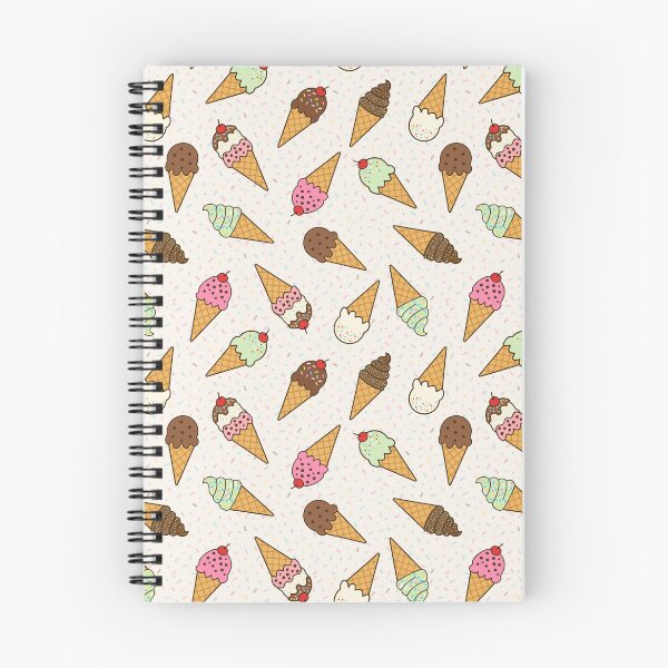 Item preview, Scattered ice cream cones with sprinkles on cream background designed and sold by Chantal creates.