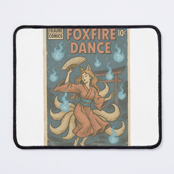 Item preview, Japanese Kitsune Foxfire Dance Art - Mystical Spirit ⭐⭐⭐⭐⭐ designed and sold by Geraldo Gonzalez.