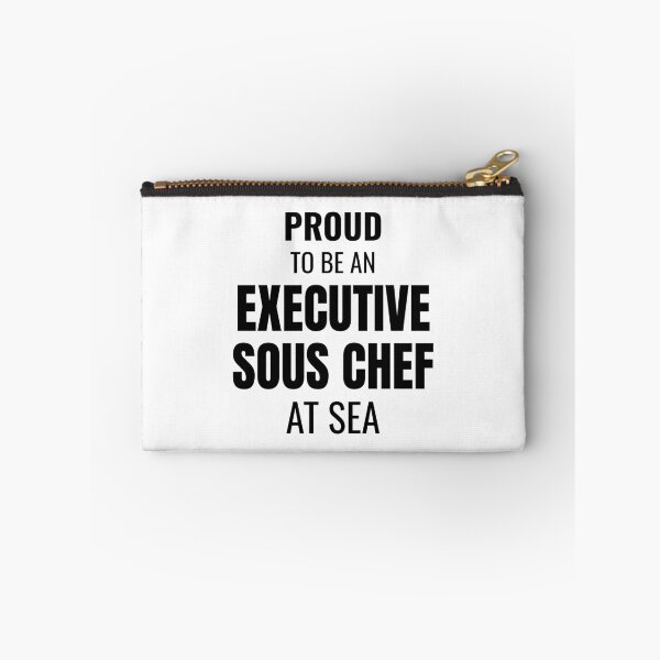 Item preview, Proud to be an Executive Sous Chef at Sea (Black) designed and sold by ShipCrewNation.