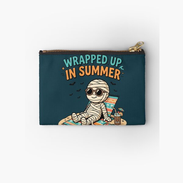 Item preview, "Wrapped Up in Summer" Beach Mummy Halloween Coastal Design designed and sold by Sea Gem.