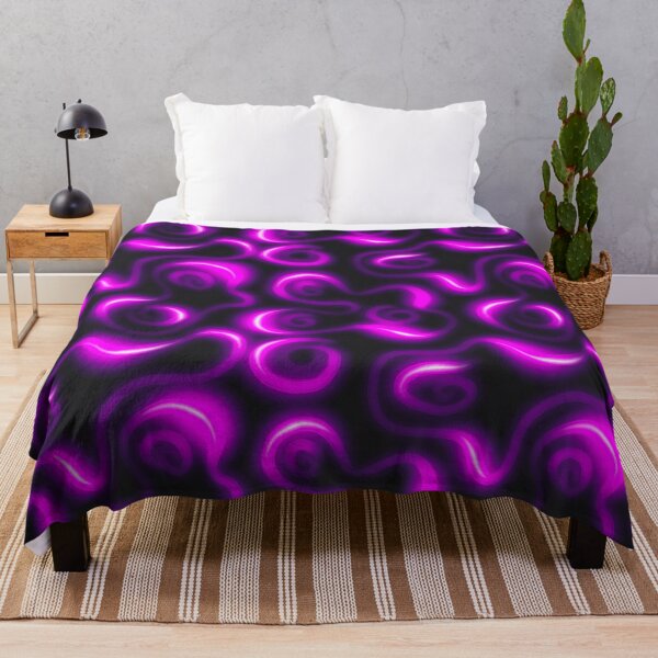 Item preview, Purple neon pattern dark mode designed and sold by nickardi.