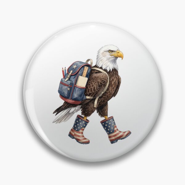 Item preview, Patriotic Bald Eagle Back to School designed and sold by Roy & Tiffany.