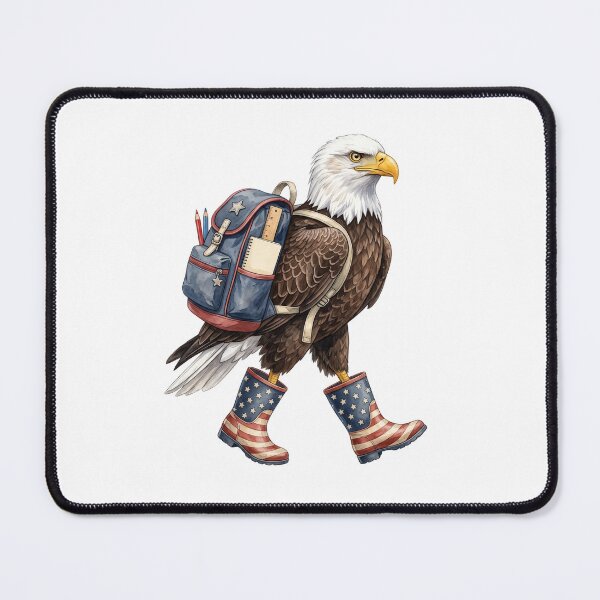 Item preview, Patriotic Bald Eagle Back to School designed and sold by Roy & Tiffany.