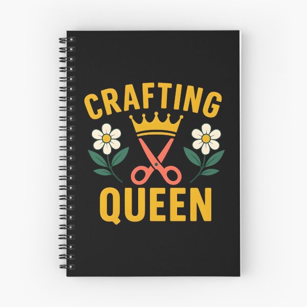 Item preview, Crafting Queen Scissors And Crown Floral designed and sold by Photo-Sphere101.