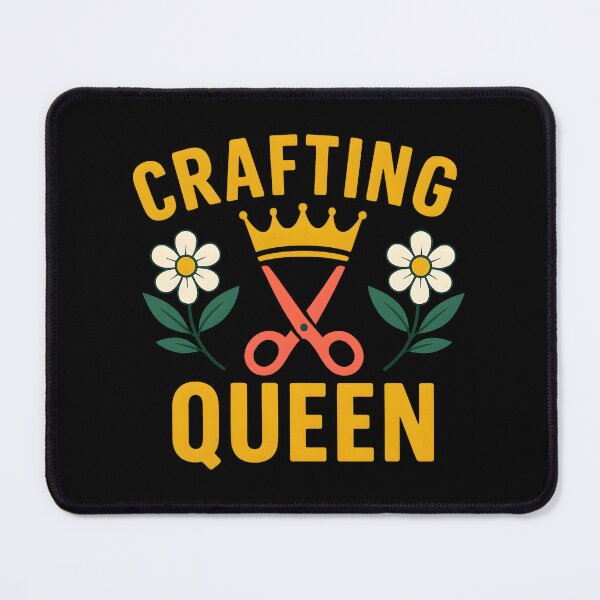 Item preview, Crafting Queen Scissors And Crown Floral designed and sold by Photo-Sphere101.