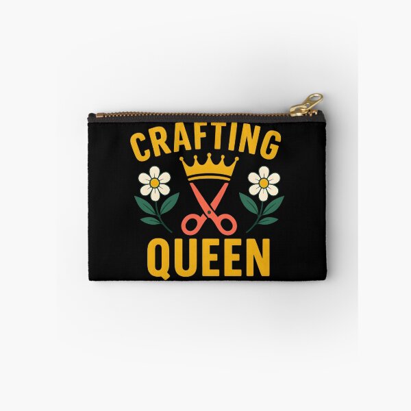 Item preview, Crafting Queen Scissors And Crown Floral designed and sold by Photo-Sphere101.