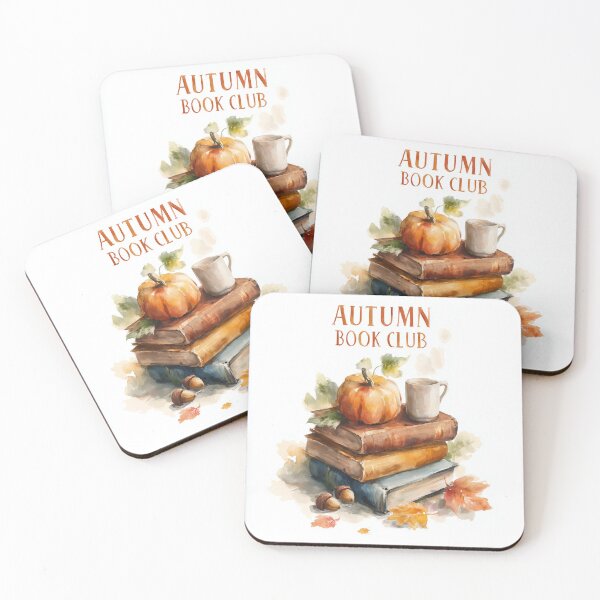 Item preview, Autumn Book Club – Cozy Reading Watercolor designed and sold by Helenaphotoart.
