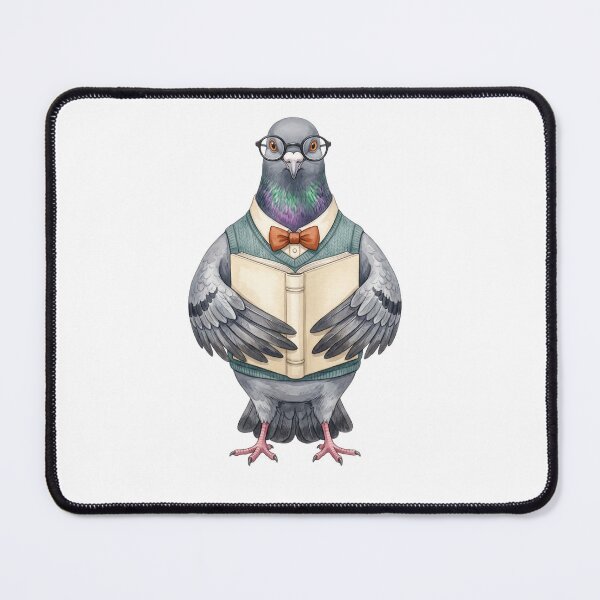 Item preview, Wise Pigeon Professor Reading Book designed and sold by Roy & Tiffany.