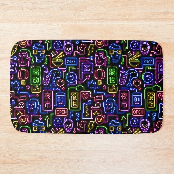 Item preview, Night Market Neon designed and sold by Thai Vibe Studio.