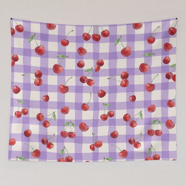 Item preview, red cherry pattern by why designed and sold by tampansgang.